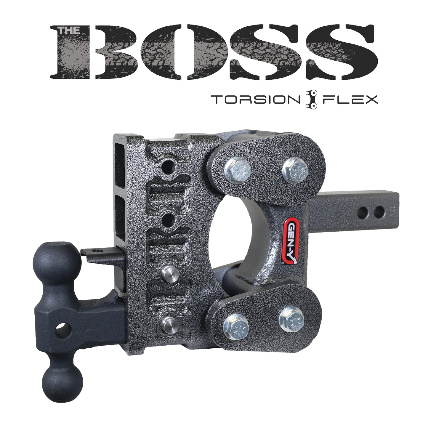 GEN-Y THE BOSS (TORSION-FLEX) 16K DROP HITCH (2″ OR 2.5″ SHANK)