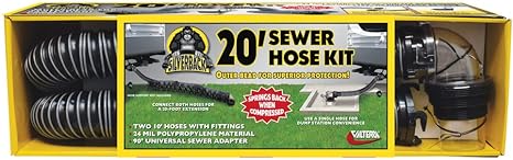 Valterra 20' Silverback Sewer Hose Kit