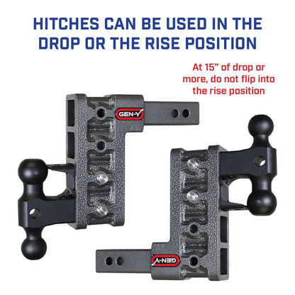 GEN-Y MEGA-DUTY 32K DROP HITCH