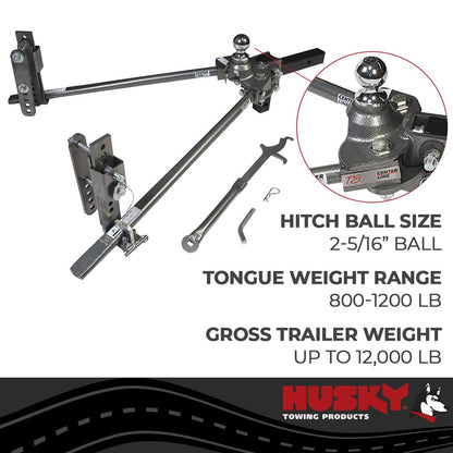 Husky Towing Weight Distribution Hitch-Center Line TS