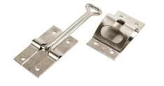 ENTRY DOOR HOLDER-ZINC "T" 4"