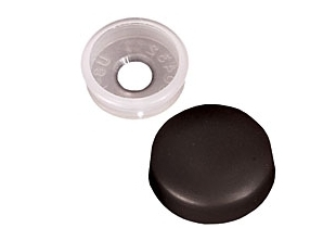 SCREW COVERS-BLACK 14/PK