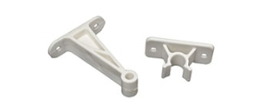 ENTRY DOOR HOLDER CLIP WHITE 3"