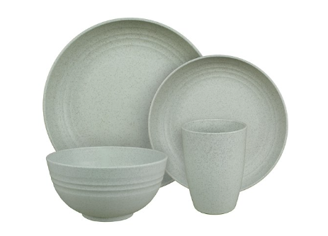 KITCHEN - DINNERWARE - 8 PC SET - MOUNTAIN SAGE