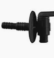 UNIVERSAL DRAIN VALVE 3/8" OR 1/2" BARB WITH FLANGE