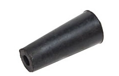 ENTRY DOOR BUMPER-BLACK RUBBER
