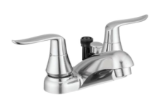 LAVATORY FAUCET - BRUSHED SATIN NICKEL W/DIVERTER