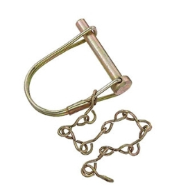 COUPLER LOCK PIN WITH CHAIN 1/