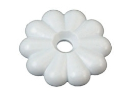 ROSETTE WASHERS WHITE WITH #6