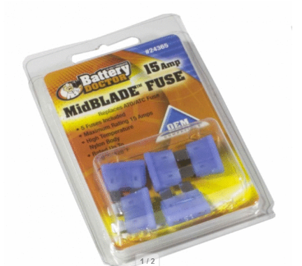 FUSE - 15 AMP - ATO/ATC - BLUE BLADE