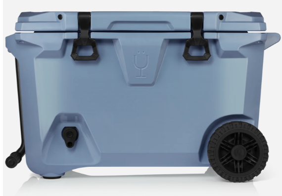 BruTank 55-Quart Rolling Cooler Denim