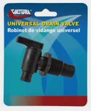 UNIVERSAL DRAIN VALVE 3/8 OR 1/2 THREADED