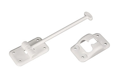 ENTRY DOOR HOLDER WHITE 6"