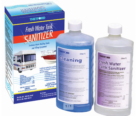 FRESH TANK SANITIZER - THETFORD - 2 PART SYSTEM