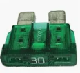 FUSE - 30 AMP - MAX BLADE - GREEN - 2 PK