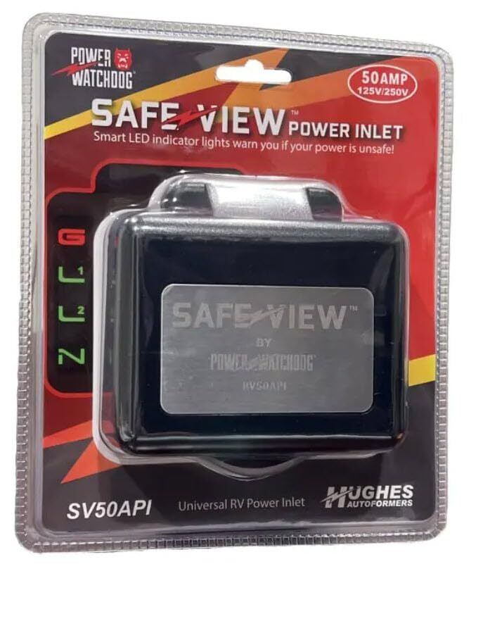 SafeView Smart RV Power Inlet – 30/50 amp